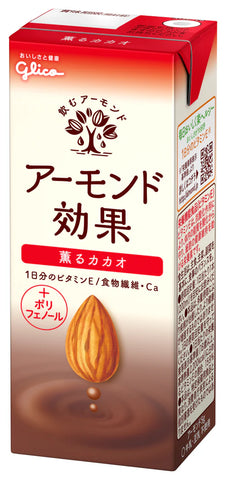 Glico Almond Milk Cacao 200Ml Paper Pack