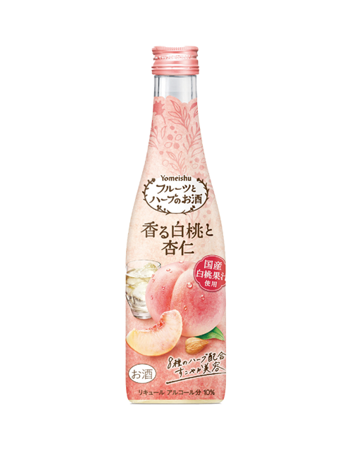 Yomeishu Liquor, Fragrant White Peach And Apricot Kernel (300Ml)