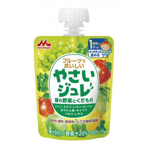 Morinaga Veg Jelly W Fruits Green Veg & Fruits 70G