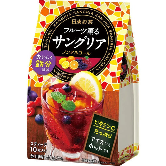 Nitto Black Tea Fruit Fragrant Sangria Pack Of 10