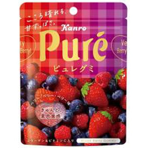 Kanro Pure Gummy Berry Berry Berry