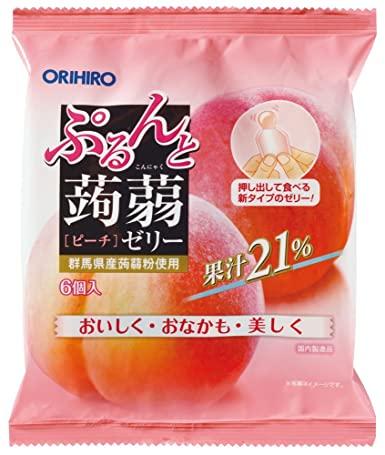 Orihiro Konjac Peach Jelly Pouch - TokyoMarketPH