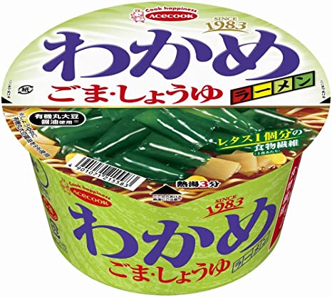 Acecook Wakame Ramen Sesame Soy Sauce Cup