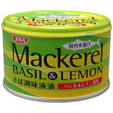 Ssk Mackerel Basil & Lemon 140G