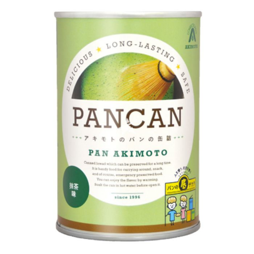 Akimoto Pankan Canned Bread Matcha 100G
