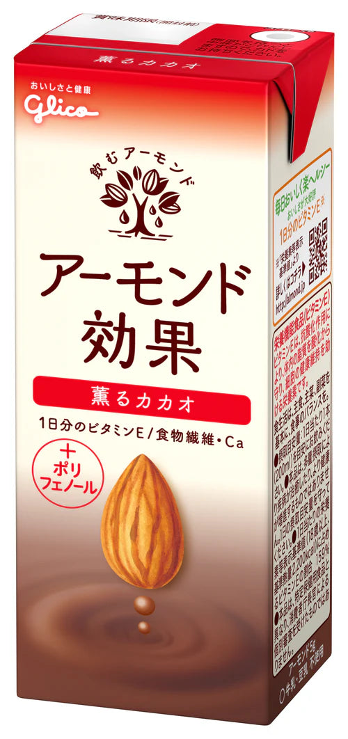 Glico Almond Milk Cacao 200Ml Paper Pack