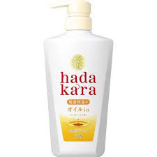 LION hadakara BS, oil-in rose, 480ml bottle