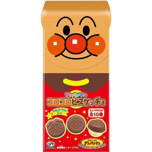 Fujiya Anpanman Korokoro Biscuit Choco