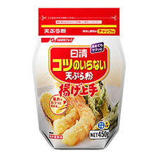 Nissin Seifun Verna No-trick tempura flour with zipper 450g