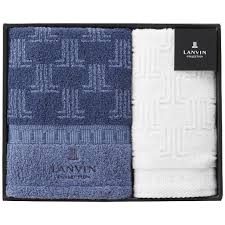 LANVIN COLLECTION Face & Wash Towel Navy Blue (22709-23120-316)