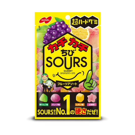 Nobel Kachikachi Small Sours Fruits Assort 80G