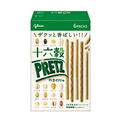 Glico 16-Grain Pretz And Mushroom Flavor 6 Bags