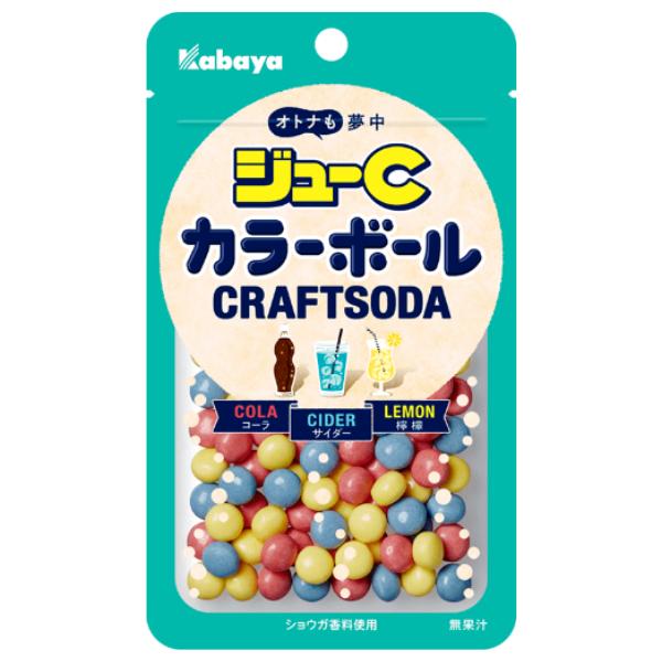 Kabaya Juicy Color Ball Craft Soda 45G