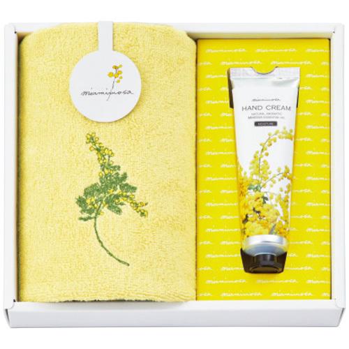 Miammosa Wash Towel & Hand Cream Set (Yellow)(MMC10250C)