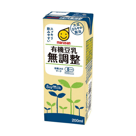 Marusanai Organic Pure Soy Milk 200Ml Paper Pack