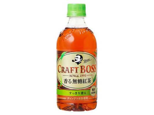 Suntry Craft Boss No Sugar Tea 450Ml