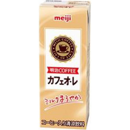 Meiji Café  Au Lait Mild Milk 200Ml Paper Pack