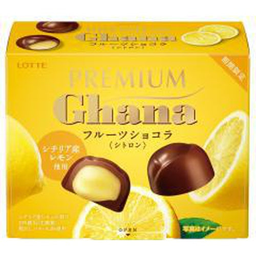 Lotte Premium Ghana Fruits Chocolat Citron