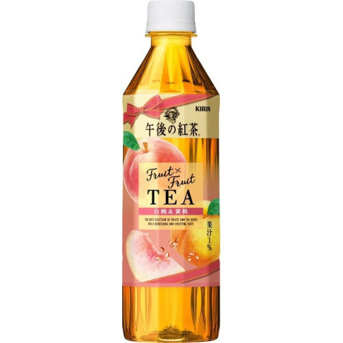 Kirin Afternoon Tea Fruits White Peach & Yellow Peach 500Ml