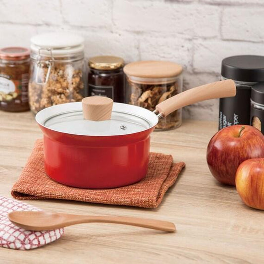 Nitori One Hand Pot Red 20Cm For Ih (Umami)