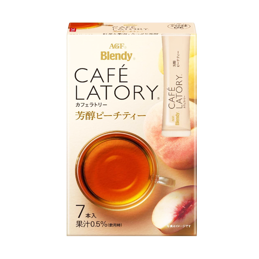 Agf Cafe Latory Stick Peach Tea
