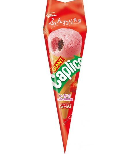 Glico Giant Caplico Strawberry 1P.