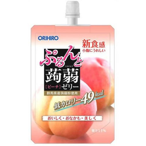 Orihiro Konjac Peach Jelly 130G