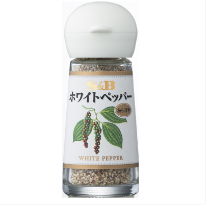 S&B Spice&Herb White Pepper (Coasely Ground)