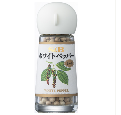 S&B Spice&Herb White Pepper (Whole)
