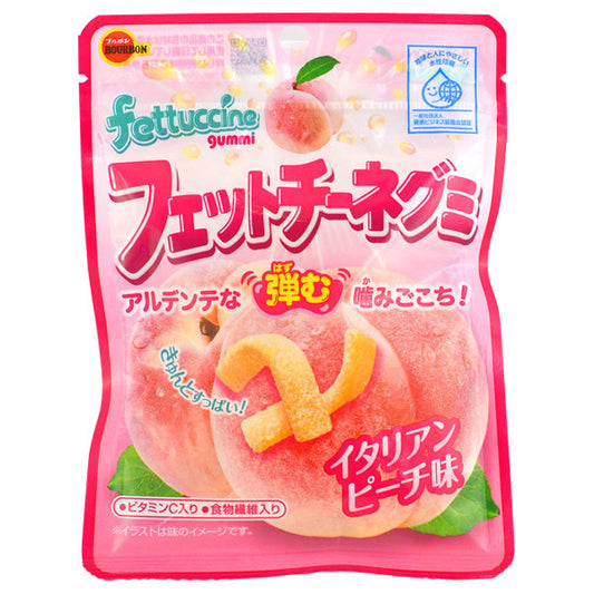 Bourbon Fettuccine Gummy Italian Peach 50G