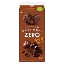 Lotte Zero Sugar Free Cake Rich Chocolat