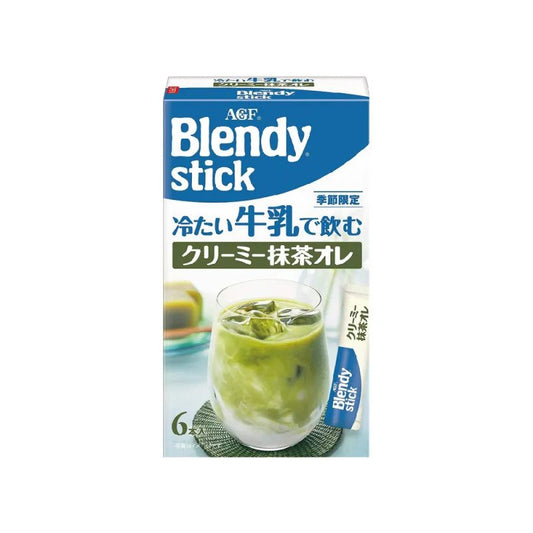 Agf Blendy Stick With Cold Milk Creamy Matcha Au Lait