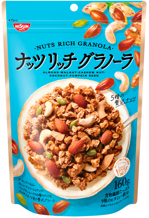 Nisshin Cisco Nuts Rich Granola 160G