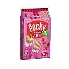 Glico Pocky Strawberry ( Pack Of 9 )
