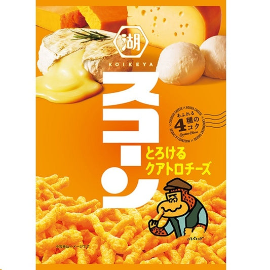 Koikeya Scorn Quatro Cheese Chips 75G