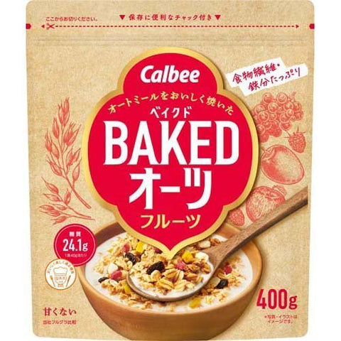 Calbee Baked Oats Fruits 400G